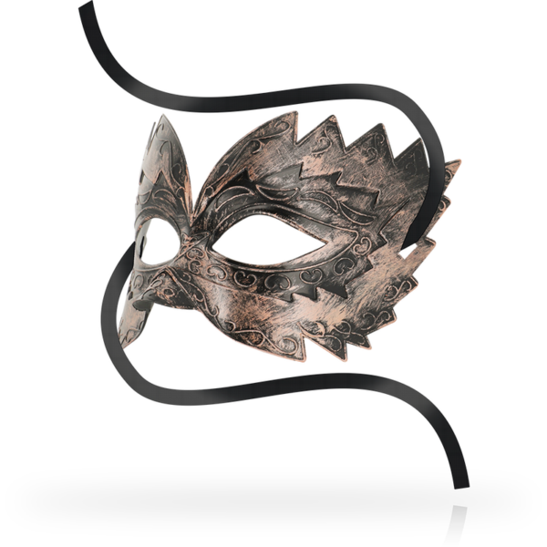 OHMAMA MASKS ANTIZAZ ESTILO VENECIANO - COBRE - Imagen 2