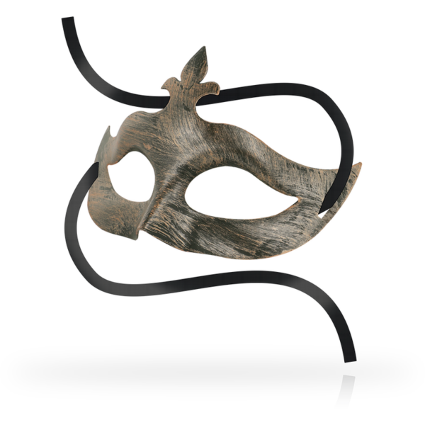 OHMAMA MASKS ANTIFAZ FLOR DE LIS - COBRE - Imagen 2