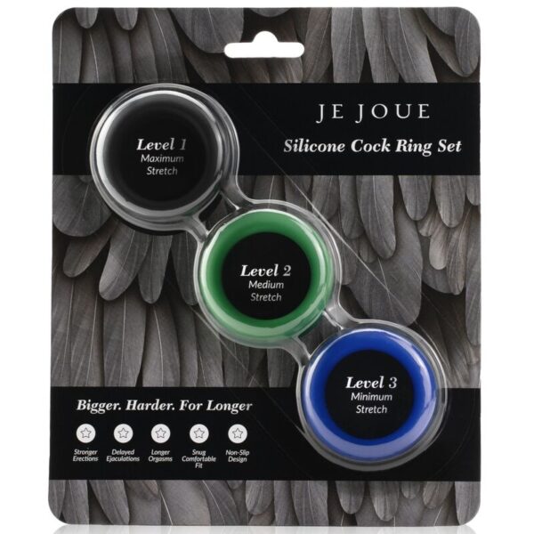 JE JOUE SILICONE SET ANILLOS PENE DE SILICONA - Imagen 2