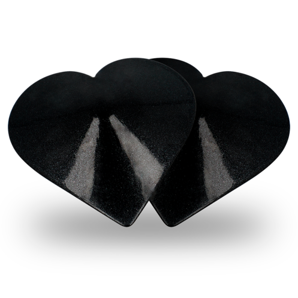 COQUETTE CHIC DESIRE CUBRE PEZONES - CORAZONES NEGROS - Imagen 4