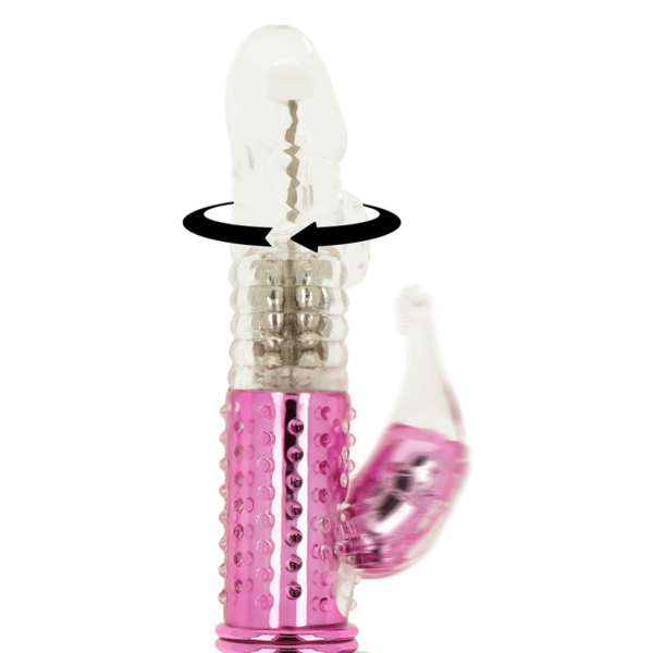 OHMAMA VIBRADOR CON FUNCION ROTACION Y ESTIMULADOR CLITORIS - Imagen 2