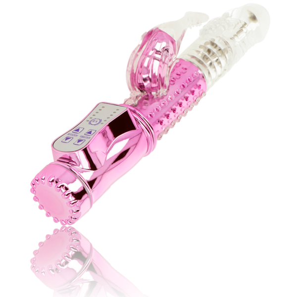OHMAMA VIBRADOR CON FUNCION ROTACION Y ESTIMULADOR CLITORIS - Imagen 3