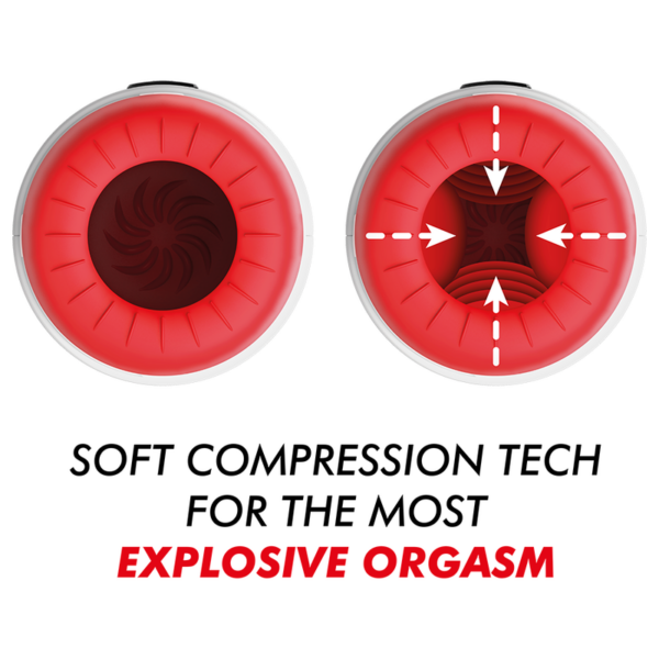 JAMYJOB ROCKET MASTURBADOR TECNOLOGÍA SOFT COMPRESSION Y VIBRACION - Imagen 3