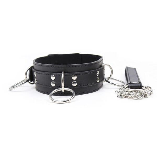 OHMAMA FETISH COLLAR SUMISION CON 3 ANILLAS - Imagen 3