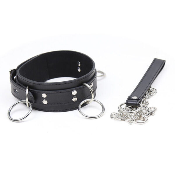 OHMAMA FETISH COLLAR SUMISION CON 3 ANILLAS - Imagen 4