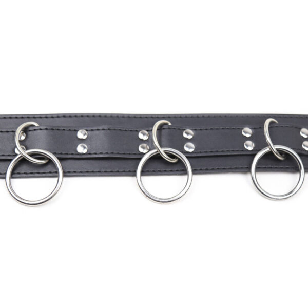 OHMAMA FETISH COLLAR SUMISION CON 3 ANILLAS - Imagen 5