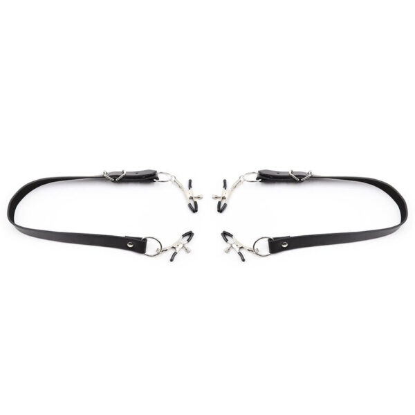 OHMAMA FETISH PINZAS CLITORIS CON CORREAS PIERNAS - Imagen 2