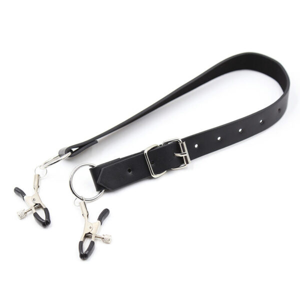 OHMAMA FETISH PINZAS CLITORIS CON CORREAS PIERNAS - Imagen 4