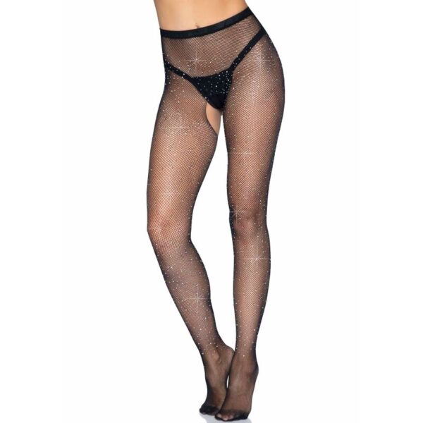 LEG AVENUE MEDIAS DE RED CON ABERTURA - Imagen 4