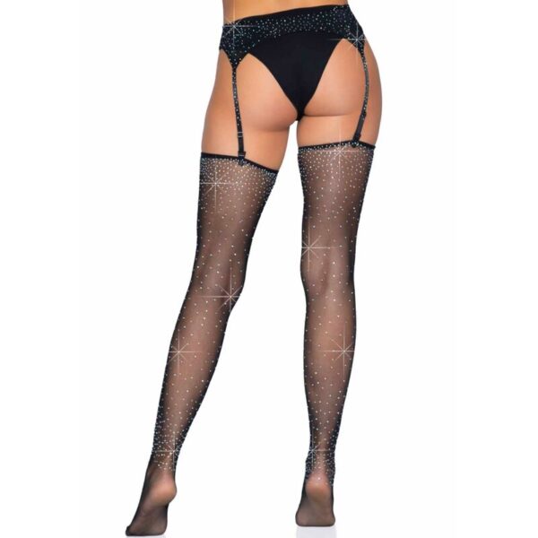 LEG AVENUE MEDIAS CON LIGUERO TALLA UNICA - Imagen 4
