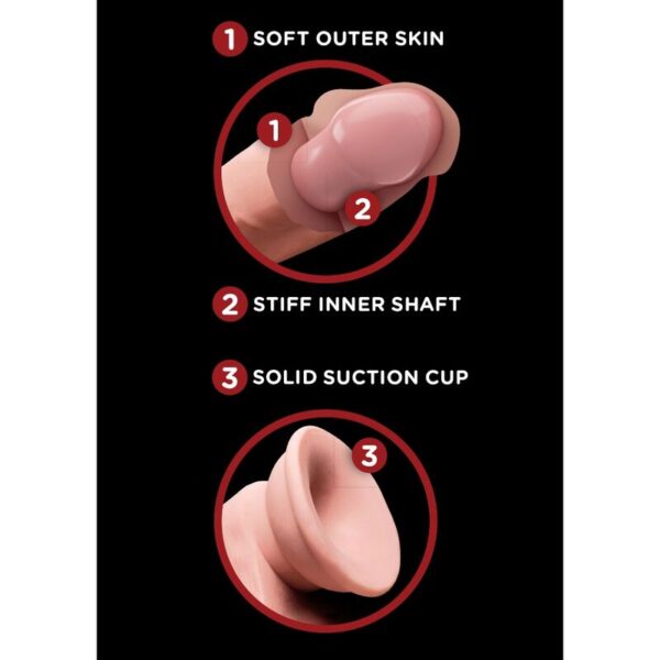 KING COCK PLUS 3D COCK SWINGING BALLS 12.7 CM - Imagen 5