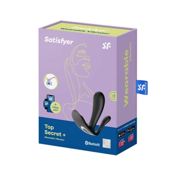 SATISFYER TOP SECRET + VIBRADOR NEGRO - Imagen 3