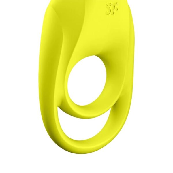 SATISFYER SPECTACULAR DUO ANILLO VIBRADOR AMARILLO - Imagen 2