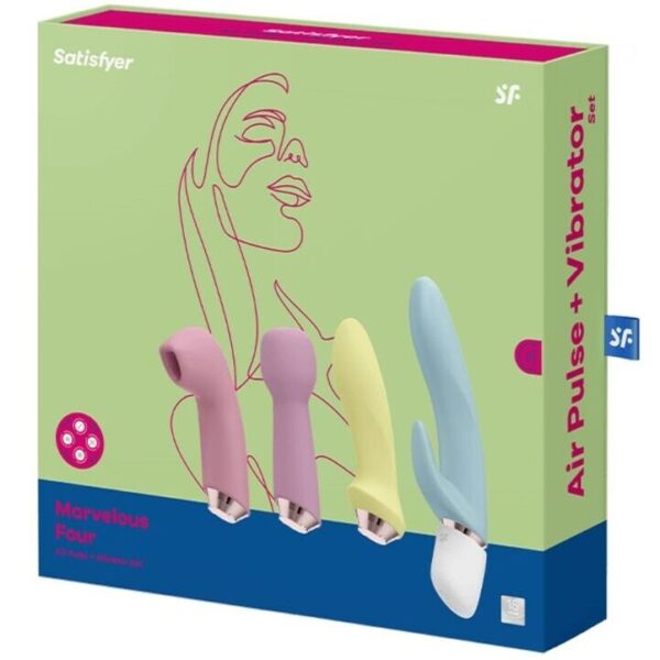 SATISFYER MARVELOUS FOUR - SET VIBRADOR  SUCCIONADOR - Imagen 2