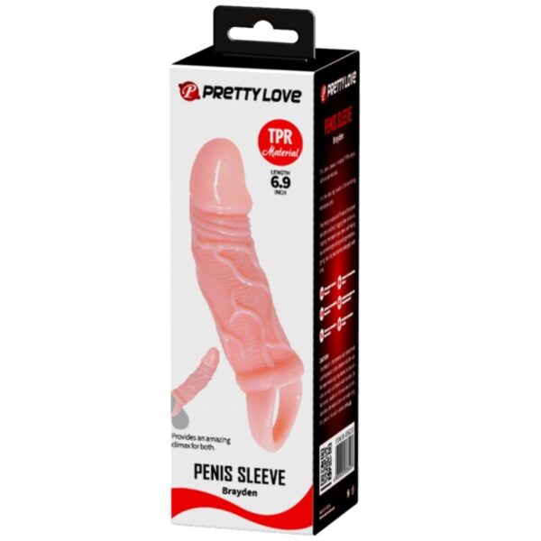 BAILE FUNDA EXTENSORA PENE CON STRAP PARA TESTICULOS 13.5 CM - Imagen 4