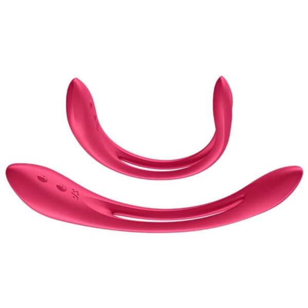 SATISFYER ELASTIC JOY MULTI VIBRADOR - ROJO - Imagen 3