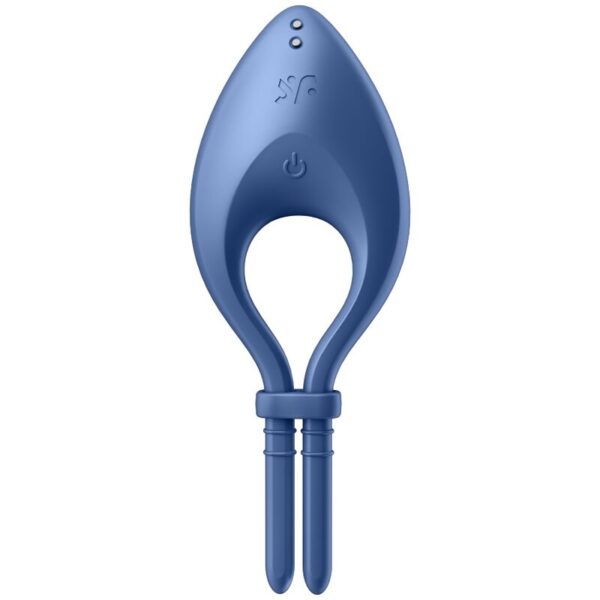 SATISFYER BULLSEYE ANILLO VIBRADOR APP - AZUL - Imagen 2