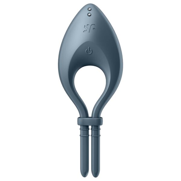 SATISFYER BULLSEYE ANILLO VIBRADOR APP - GRIS - Imagen 2