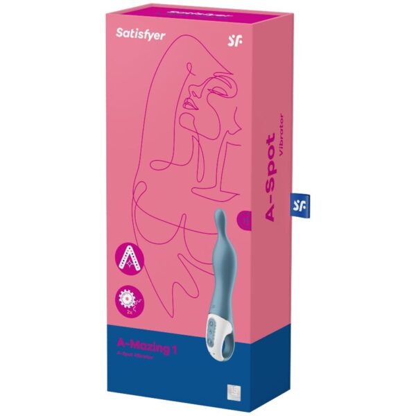 SATISFYER A-MAZING 1 VIBRADOR PUNTO A - AZUL - Imagen 3