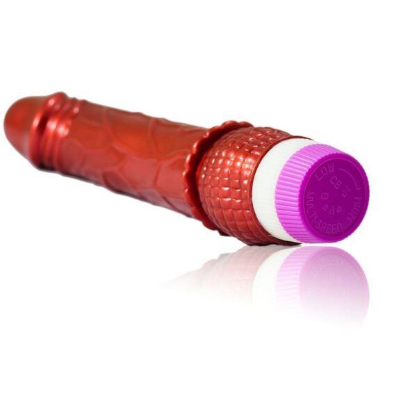 VIBRADOR ROJO REALISTICO  23 CM - Imagen 2