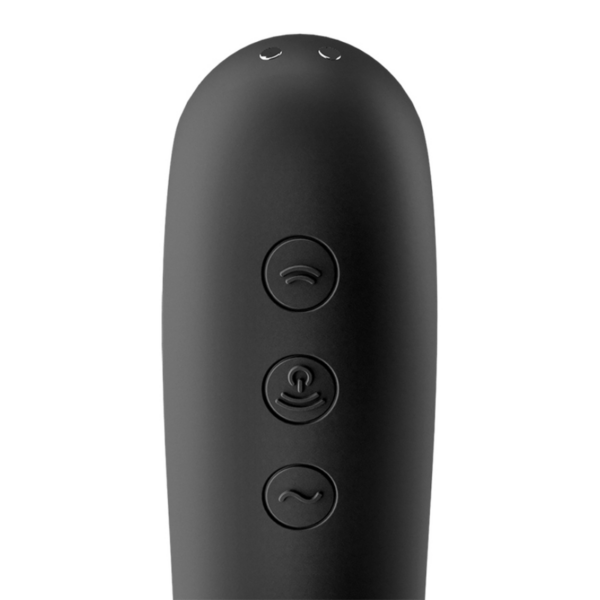SATISFYER DUAL KISS ESTIMULADOR CLITORIS - NEGRO - Imagen 3