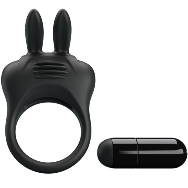 PRETTY LOVE DAVION ANILLO VIBRADOR RABBIT - Imagen 3