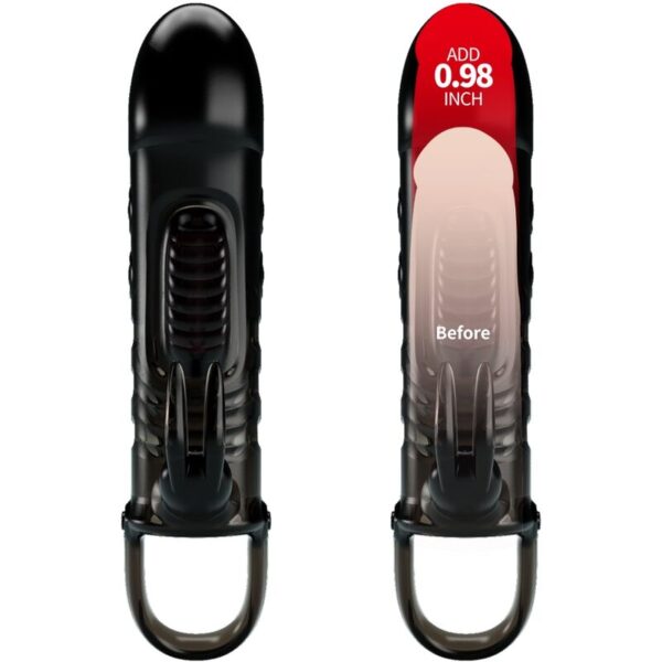 PRETTY LOVE SLOANE FUNDA PENE RABBIT NEGRO - Imagen 2