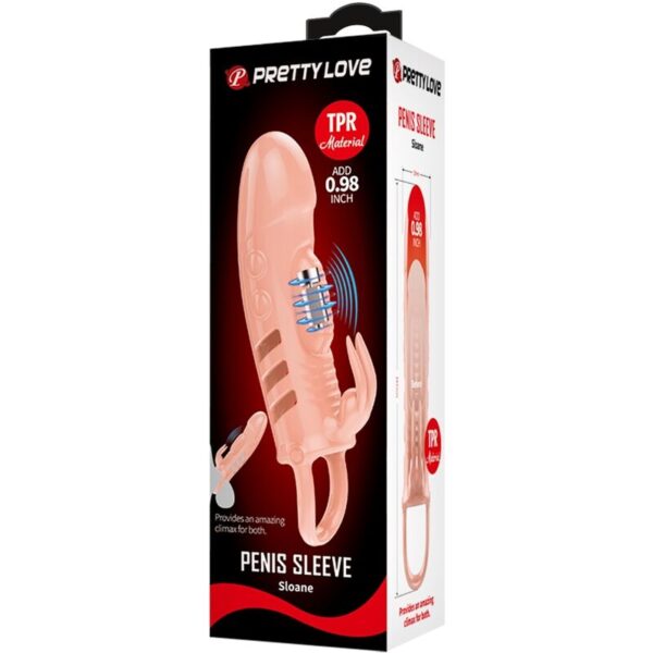 PRETTY LOVE SLOANE FUNDA PENE RABBIT NATURAL - Imagen 5