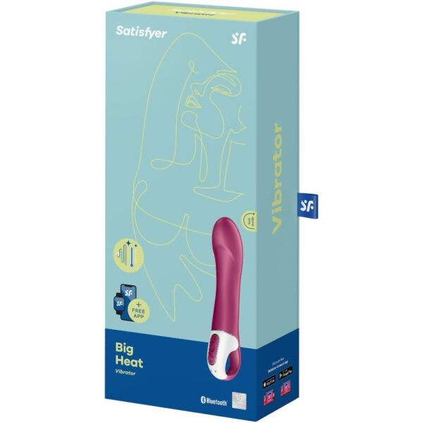 SATISFYER BIG HEAT VIBRADOR PUNTO G - Imagen 4