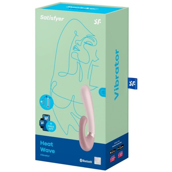 SATISFYER HEAT WAVE VIBRADOR APP - NEGRO - Imagen 4