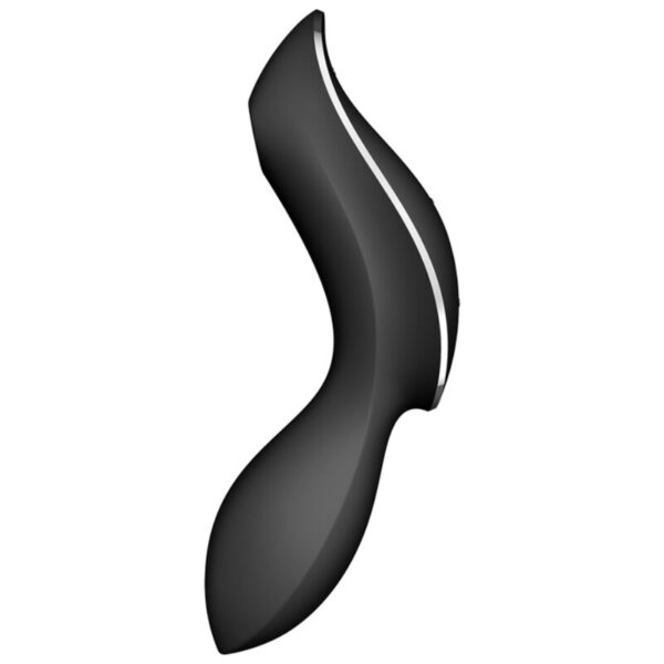 SATISFYER CURVY TRINITY 2 ESTIMULADOR Y VIBRADOR - NEGRO - Imagen 2