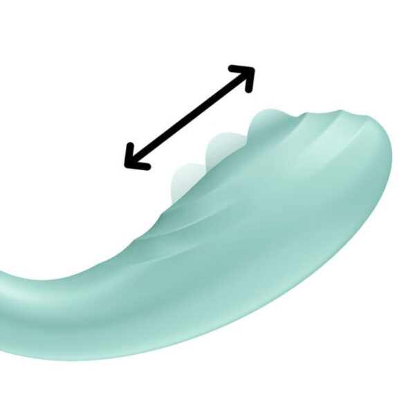SATISFYER RRROLLING PLEASURE VIBRADOR PUNTO G - VERDE - Imagen 2