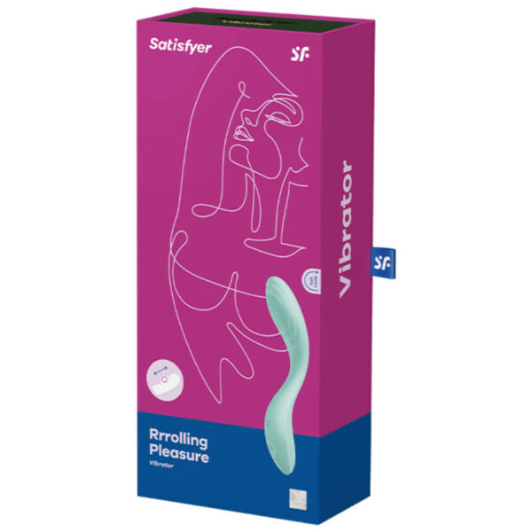SATISFYER RRROLLING PLEASURE VIBRADOR PUNTO G - VERDE - Imagen 5