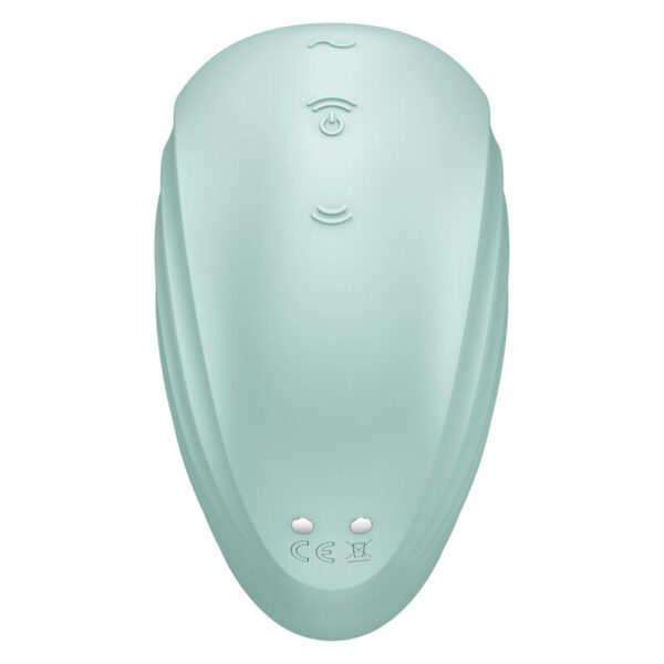 SATISFYER PEARL DIVER ESTIMULADOR Y VIBRADOR - VERDE - Imagen 3
