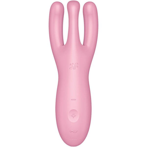 SATISFYER THREESOME 4 VIBRADOR APP - ROSA - Imagen 2