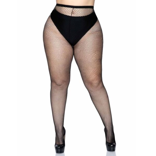 LEG AVENUE MEDIAS EN RED - NEGRO TALLA GRANDE - Imagen 3