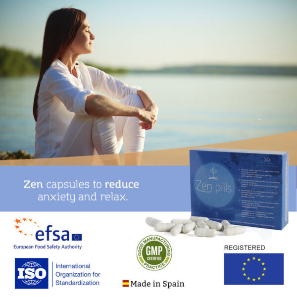 ZEN PILLS CAPSULAS RELAJACION Y REDUCCION ANSIEDAD - Imagen 2