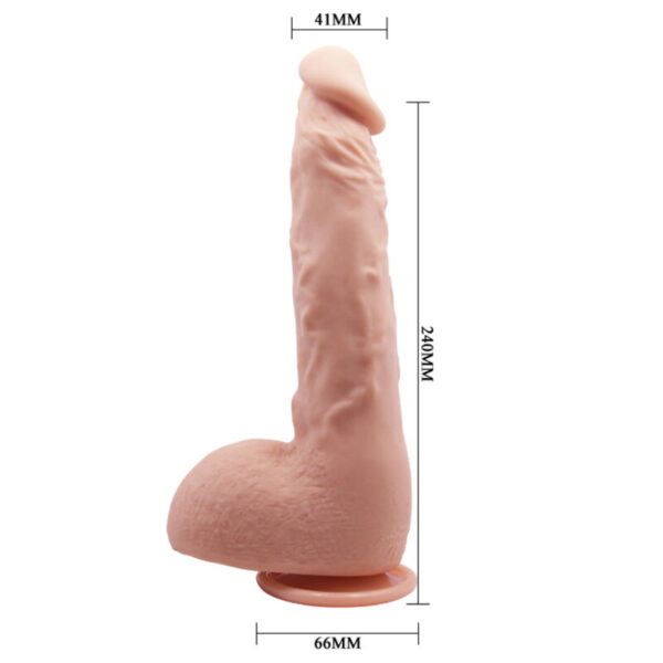 DILDO REALISTICO JASON NATURAL 24 CM - Imagen 2