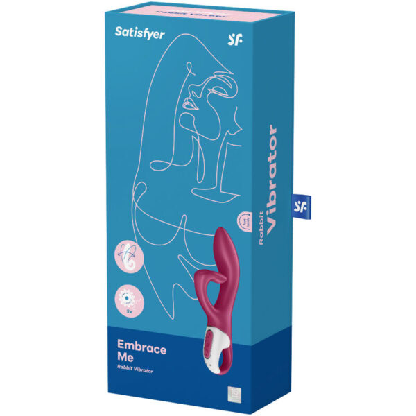 SATISFYER EMBRACE ME VIBRADOR PUNTO G - ROJO - Imagen 4
