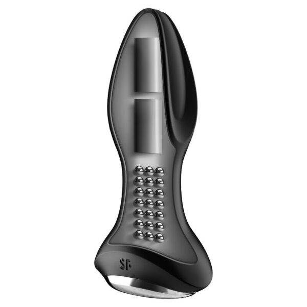 SATISFYER ROTATOR PLUG 2+ PLUG VIBRADOR APP - NEGRO - Imagen 2