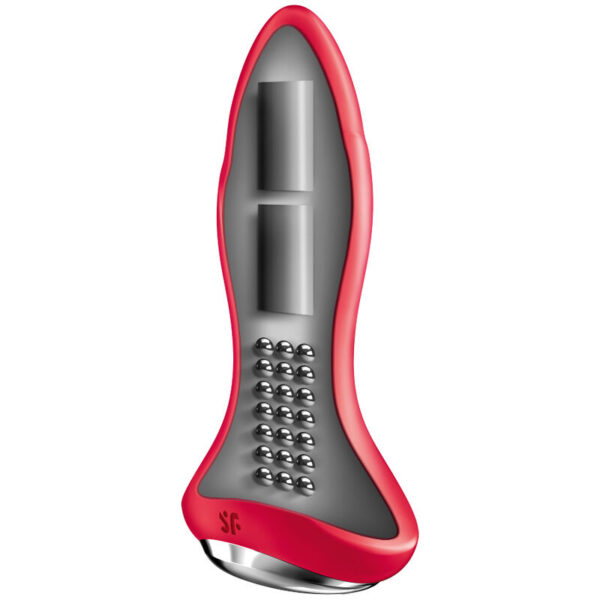 SATISFYER ROTATOR PLUG 1+ PLUG VIBRADOR APP - ROJO - Imagen 2