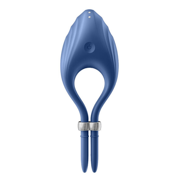 SATISFYER DUELIST ANILLO VIBRADOR - AZUL - Imagen 2
