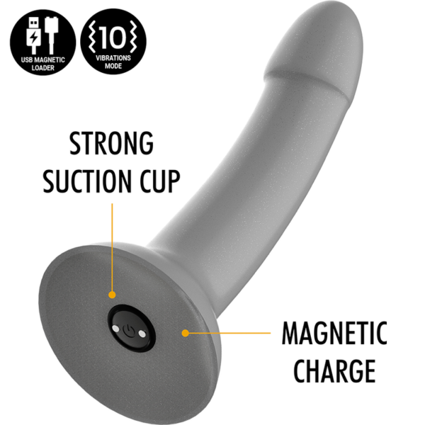 MYTHOLOGY RUNE MAJESTIC DILDO S - VIBRADOR COMPATIBLE CON WATCHME WIRELESS TECHNOLOGY - Imagen 2