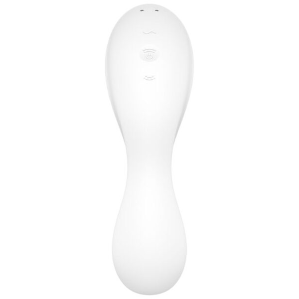 SATISFYER CURVY TRINITY 5 ESTIMULADOR Y VIBRADOR APP - BLANCO - Imagen 3