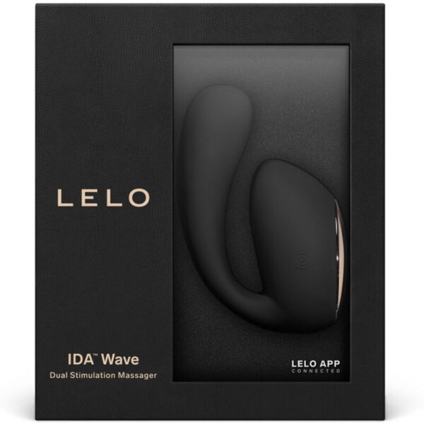 LELO IDA WAVE MASAJEADOR PAREJAS NEGRO - Imagen 4