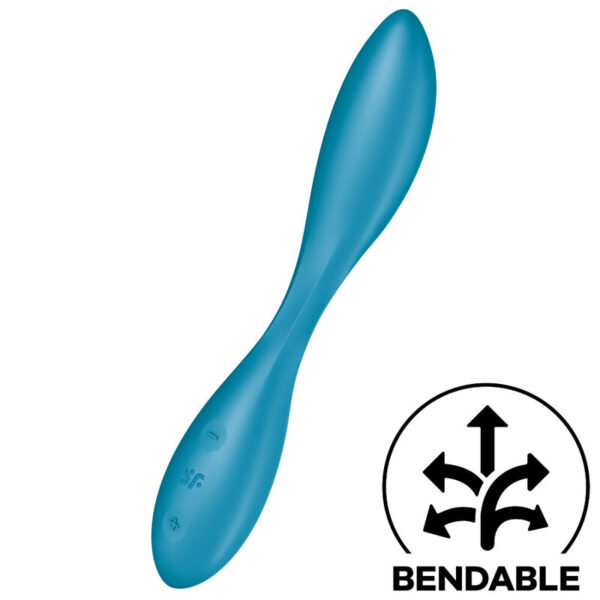 SATISFYER G-SPOT FLEX 1 MULTI VIBRADOR - AZUL - Imagen 3