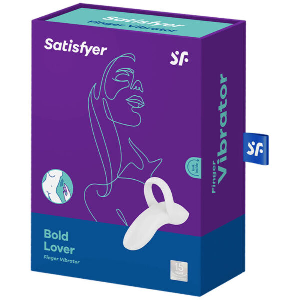 SATISFYER BOLD LOVER DEDAL VIBRADOR - BLANCO - Imagen 4