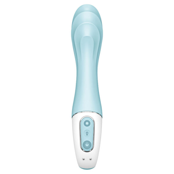 SATISFYER AIR PUMP VIBRATOR 5+ VIBRADOR PUNTO G INFLABLE APP - AZUL - Imagen 3