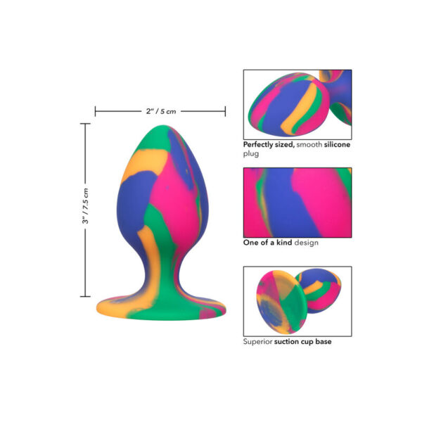 CALEX CHEEKY MEDIUM TIE-DYE PLUG ANAL - Imagen 3