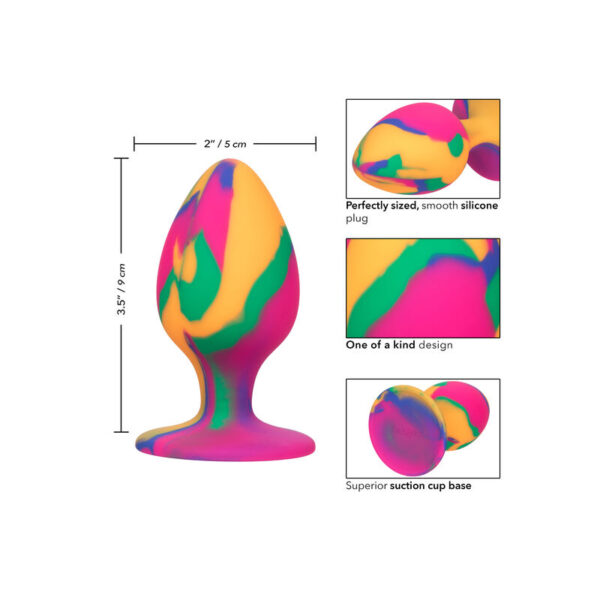 CALEX CHEEKY LARGE TIE-DYE PLUG ANAL - Imagen 3